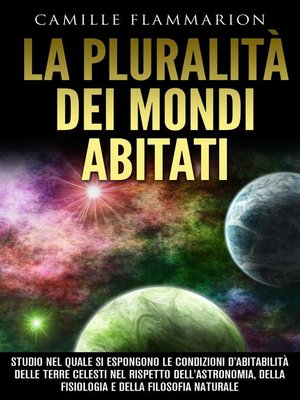 cover image of La pluralità dei mondi abitati
